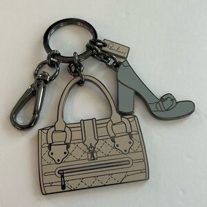 NWOT Burberry Plaid Purse and Heel Keychain FOB Tigger Snap Purse Charm